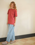 Terra_red_organic_cotton_boyfriend_t-shirt