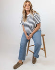 short sleeved breton tshirt