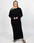 rib cotton dress