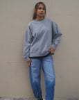 Connie Grey Marl Authentic Sweatshirt video