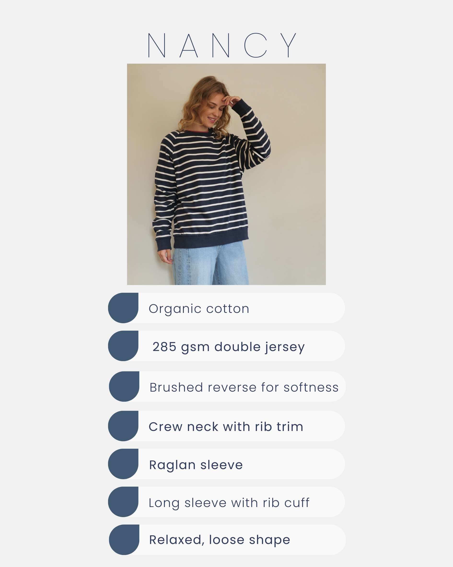organic cotton sweatshirt