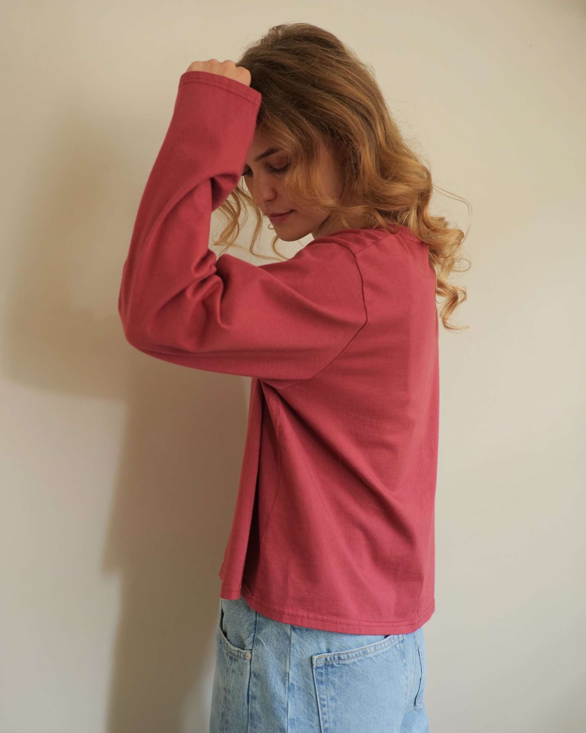 ladies raspberry pink t shirt