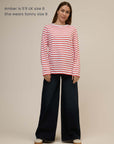 Sonny Midweight Organic Cotton Red Breton T-Shirt