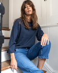 basic navy t shirt