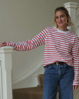 red and white breton t shirt