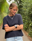 short sleeved tee in organic cotton