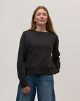 slate organic cotton sweatshirt