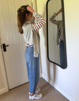 Sadie Midweight Organic Cotton Cherry Breton T-Shirt