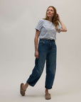 sustainable_womens_t-shirt_in_cornflower_breton_stripe