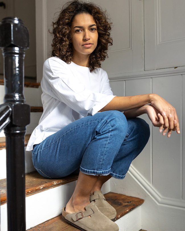 organic white t shirt