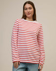Sonny Midweight Organic Cotton Red Breton T-Shirt