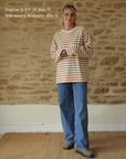 breton top in soft organic cotton