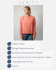 verityjerseysweatshirtwithribdetail
