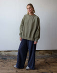 Kate Organic Cotton Vintage Navy Joggers