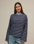 womens_crew_neck_navy_multistripe_organic_cotton_t-shirt