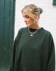 womens_dark_green_crew_neck_sweatshirt