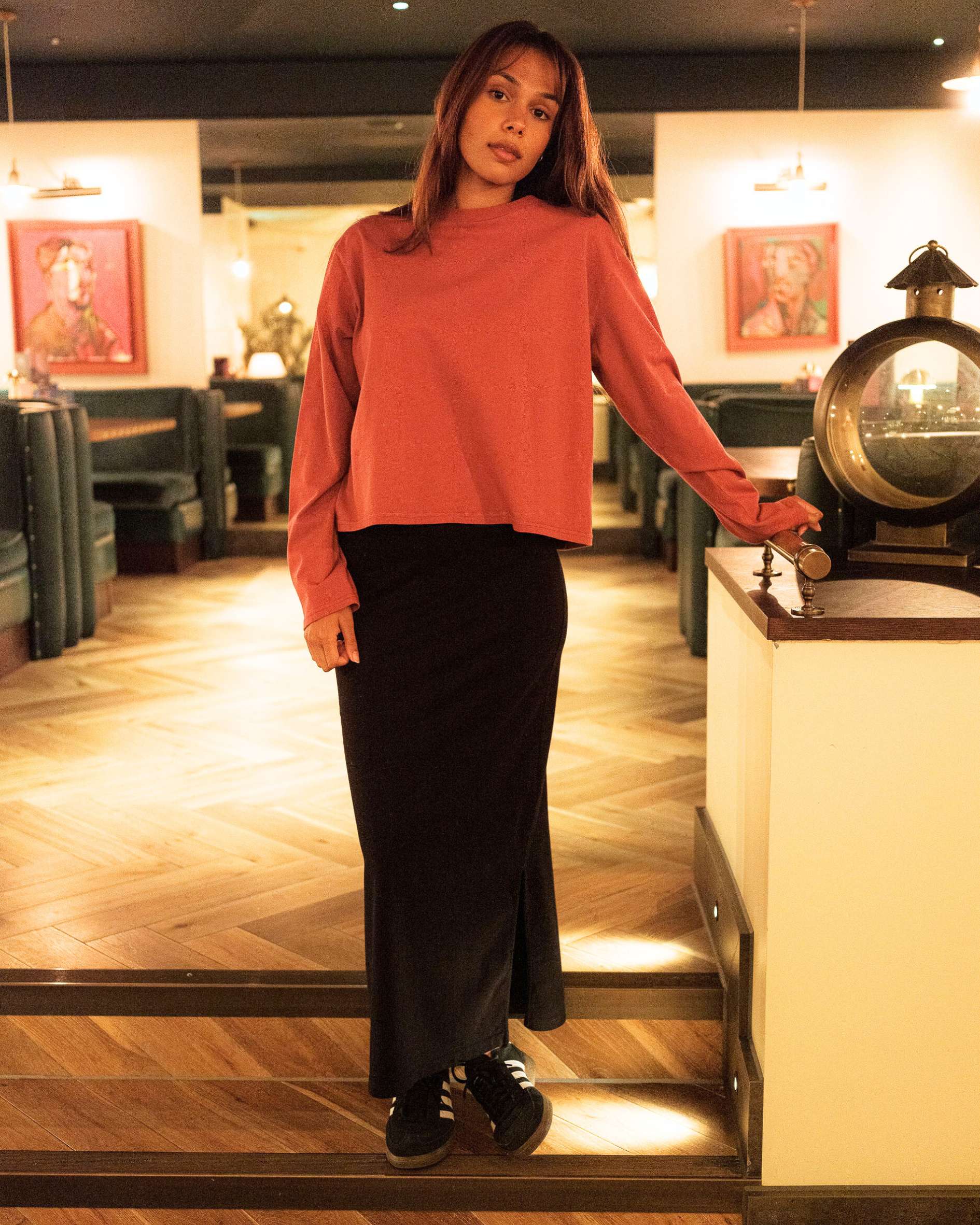 best long sleeve organic cotton tee