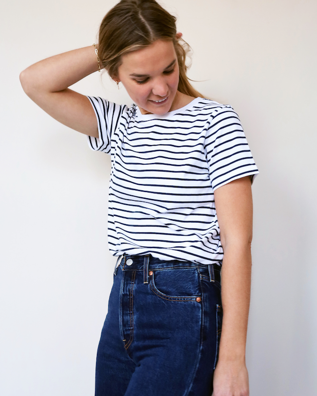 stripe t shirt