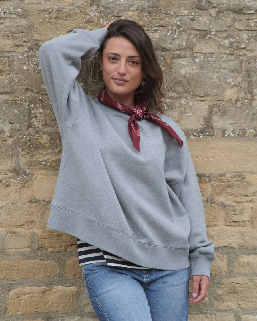Authentic sweatshirt with relaxed fit