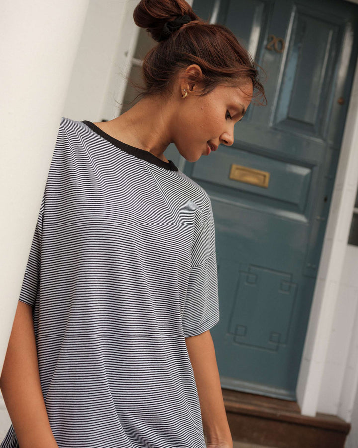 Black_Fine_Striped_t-shirt_with_oversized_fit