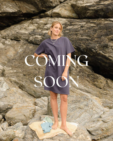 Emma Organic Cotton Navy T-Shirt Dress COMING SOON