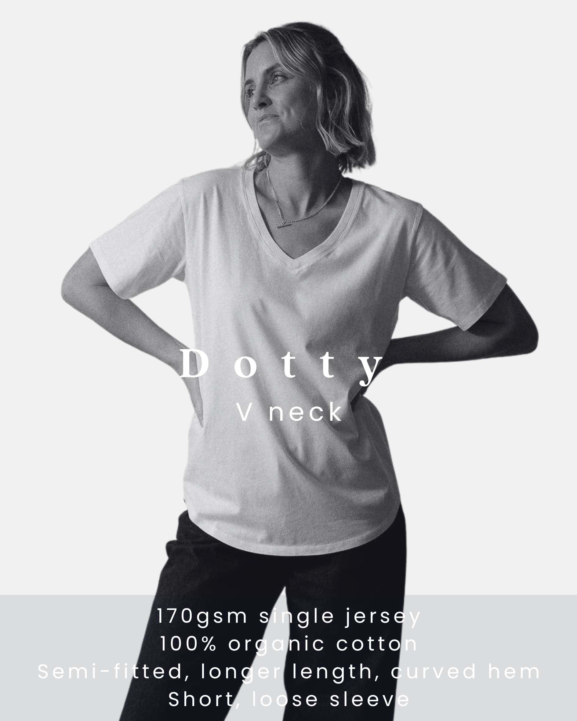 dotty organic cotton t shirt