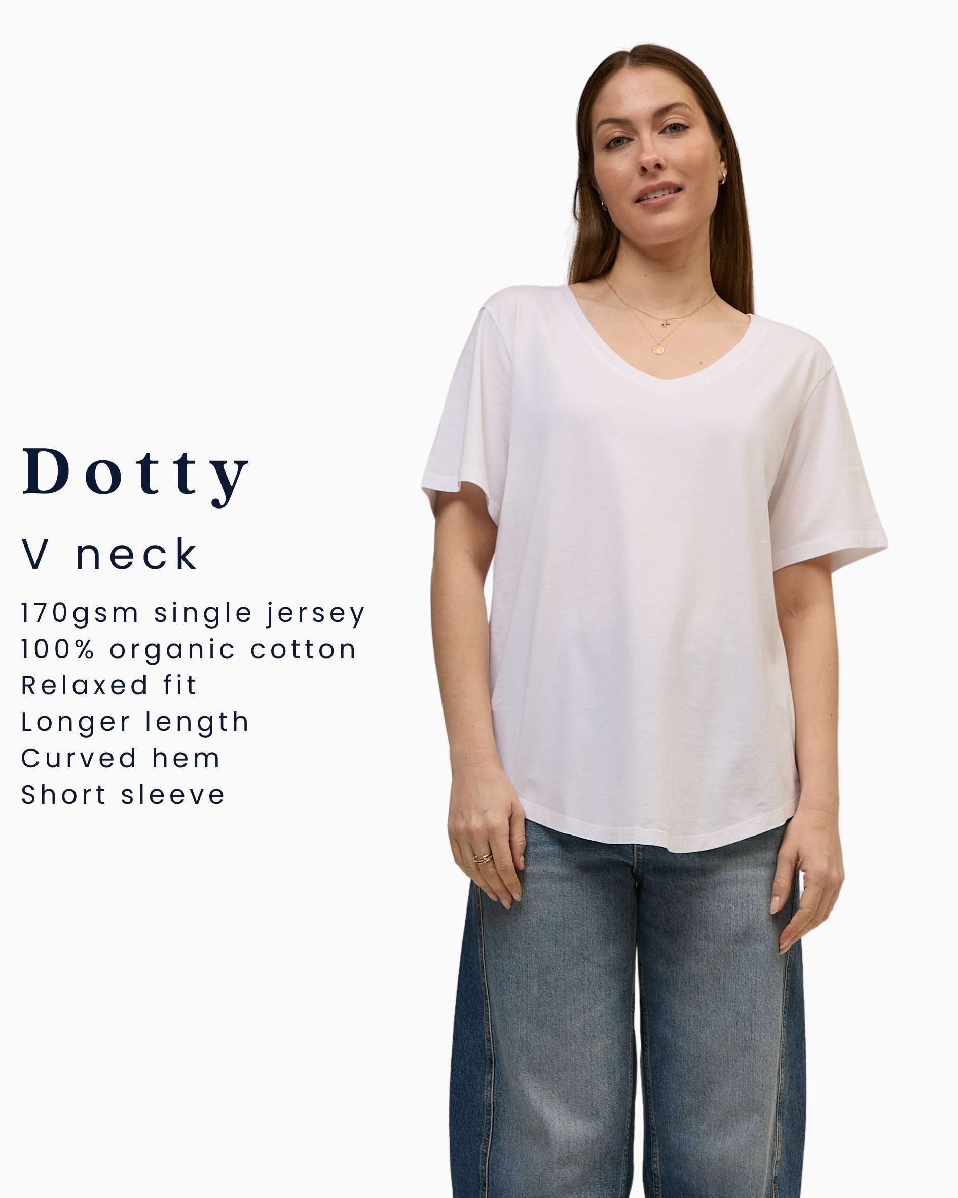 dotty organic cotton t shirt