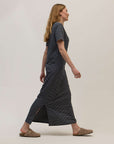 Elle Navy Stripe Cotton Ivy Dress