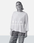 Erin 3/4 Organic Cotton Navy T-Shirt