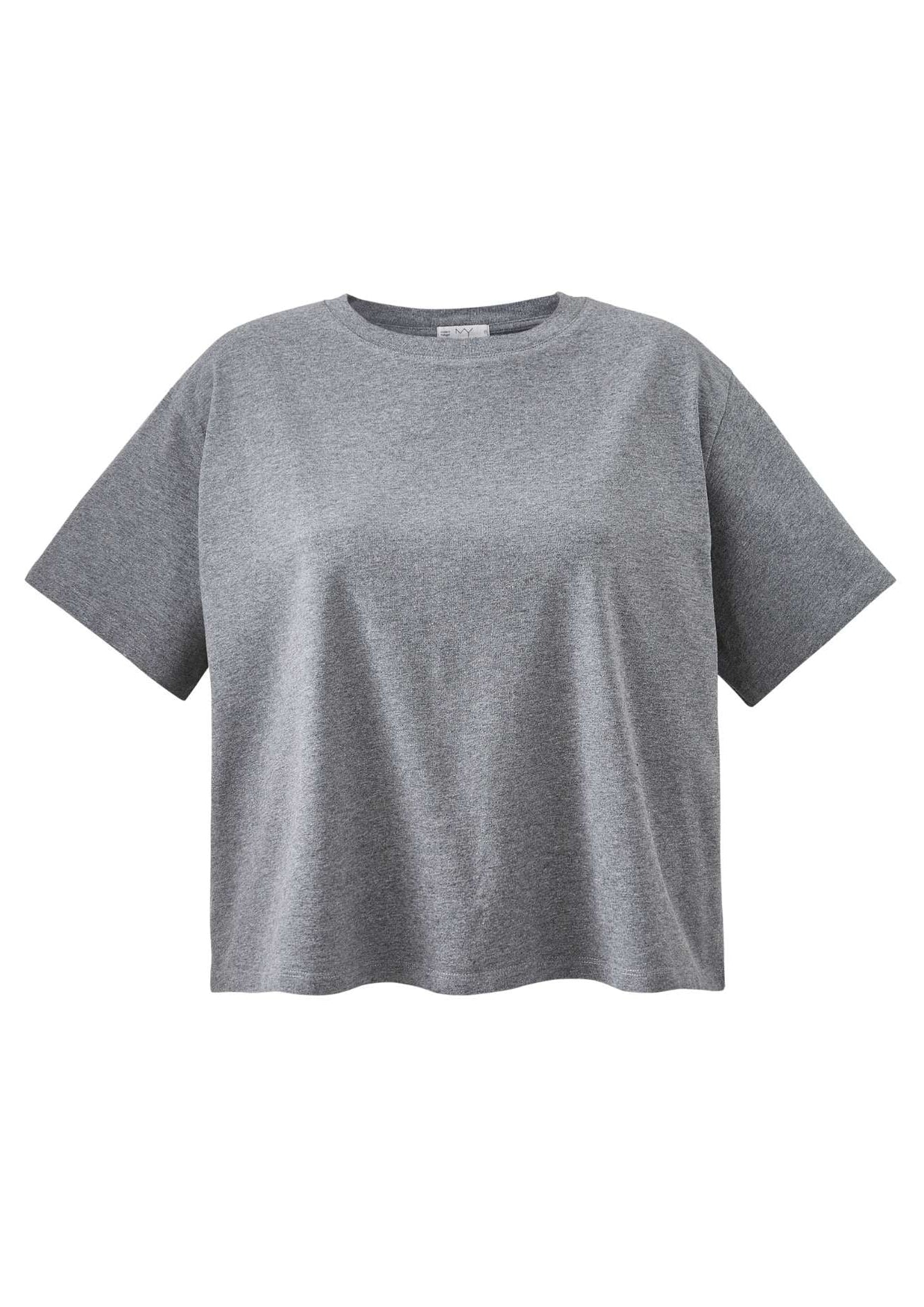 Hannah Charcoal grey cropped women&#39;s t-shirt