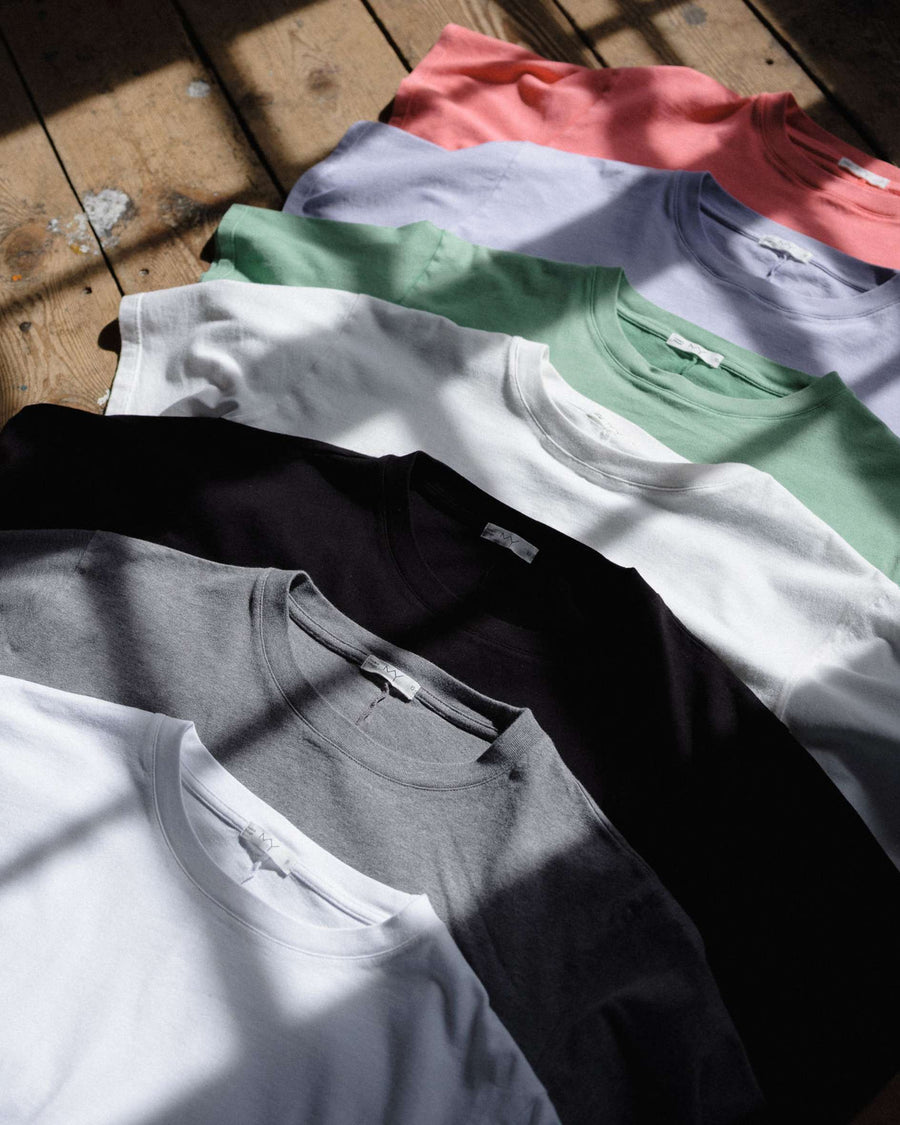 Hannah Midweight Organic Cotton White T-Shirt