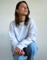 Ice grey marl top in organic cotton