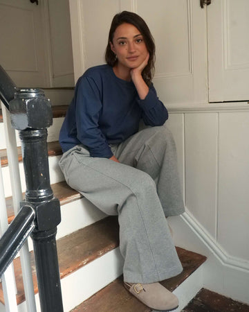 Kate Organic Cotton Grey Marl Joggers