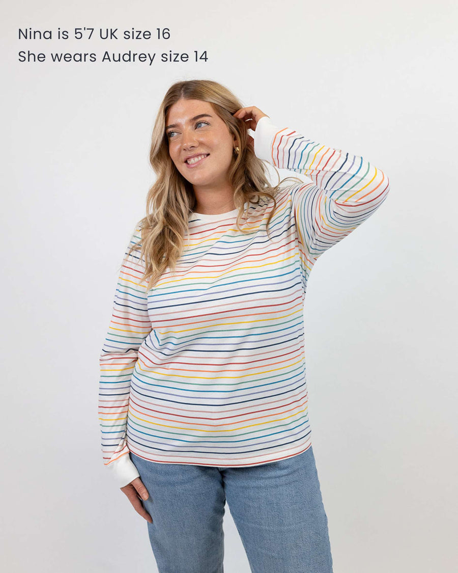 rainbow stripe t shirts