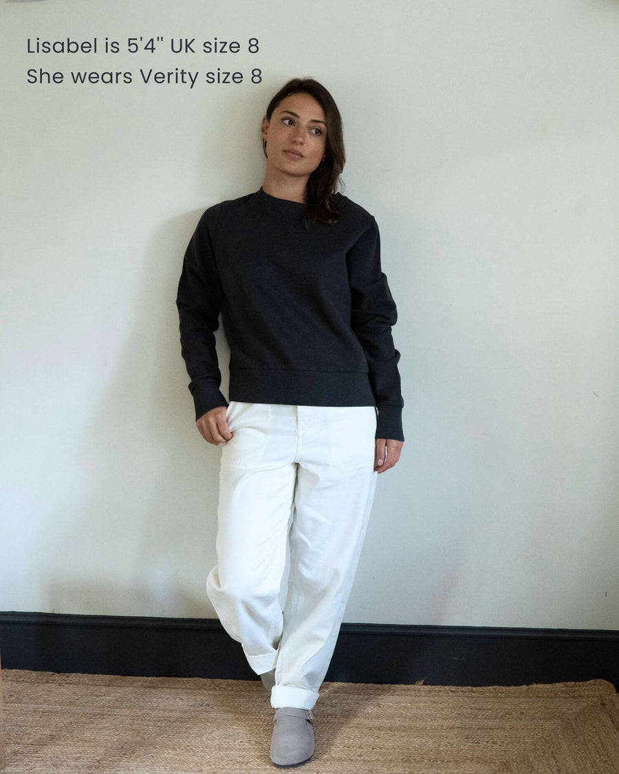 Verity Organic Cotton Slate Sweatshirt