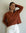 Long sleeve cinnamon colour t-shirt