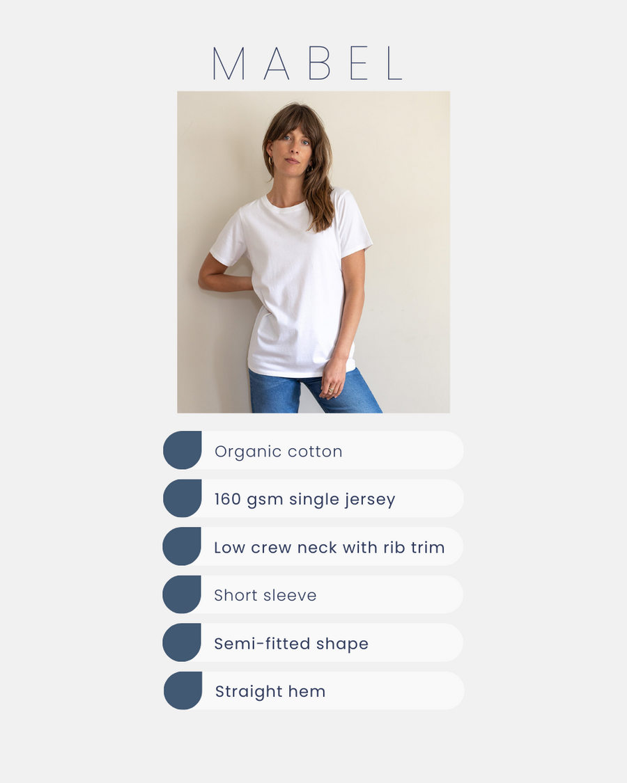 Mabel Organic Cotton Navy T-Shirt