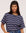 Maggie Relaxed fit Navy Blue Light Pink Stripe t-shirt