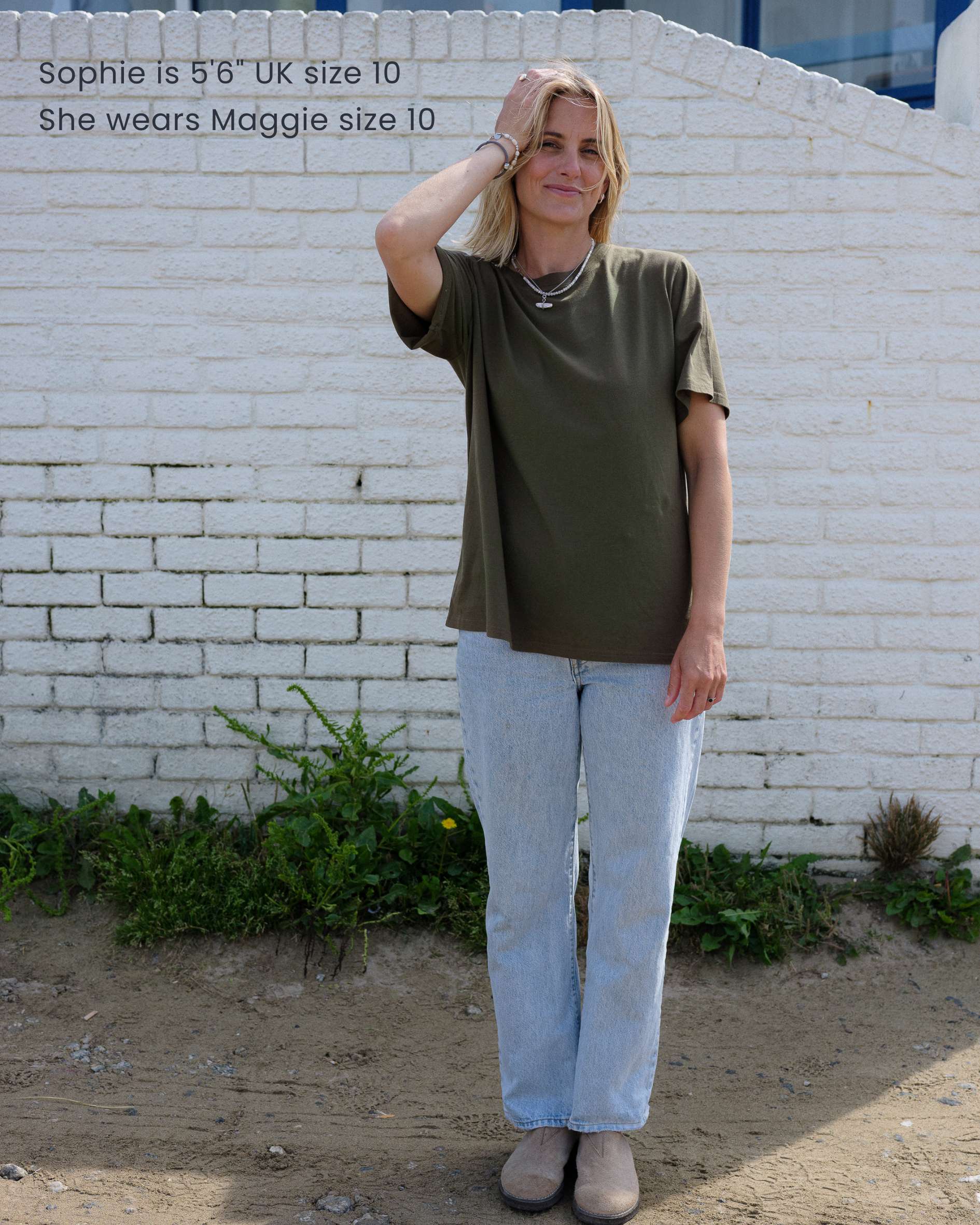 Maggie_boyfriend_fit_dark_olive_t-shirt_size_10