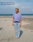 Maggie_boyfriend_fit_purple_t-shirt_size_10