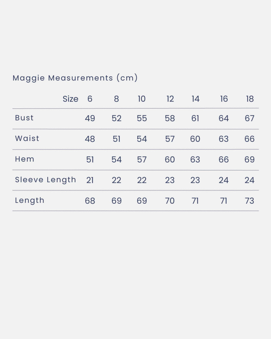 Maggie measurements