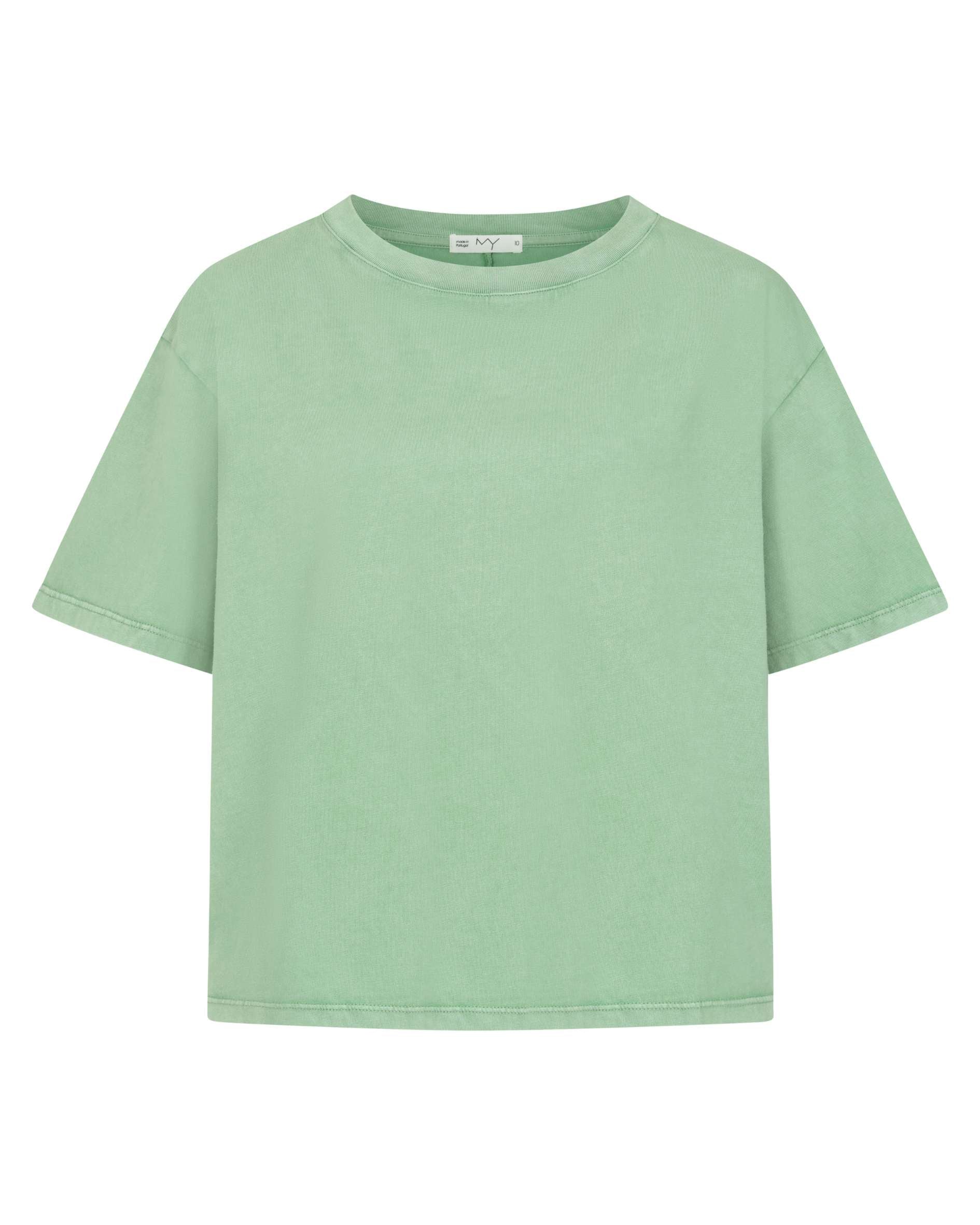 Midweight_Organic_Cotton_cropped_t-shirt_in_green