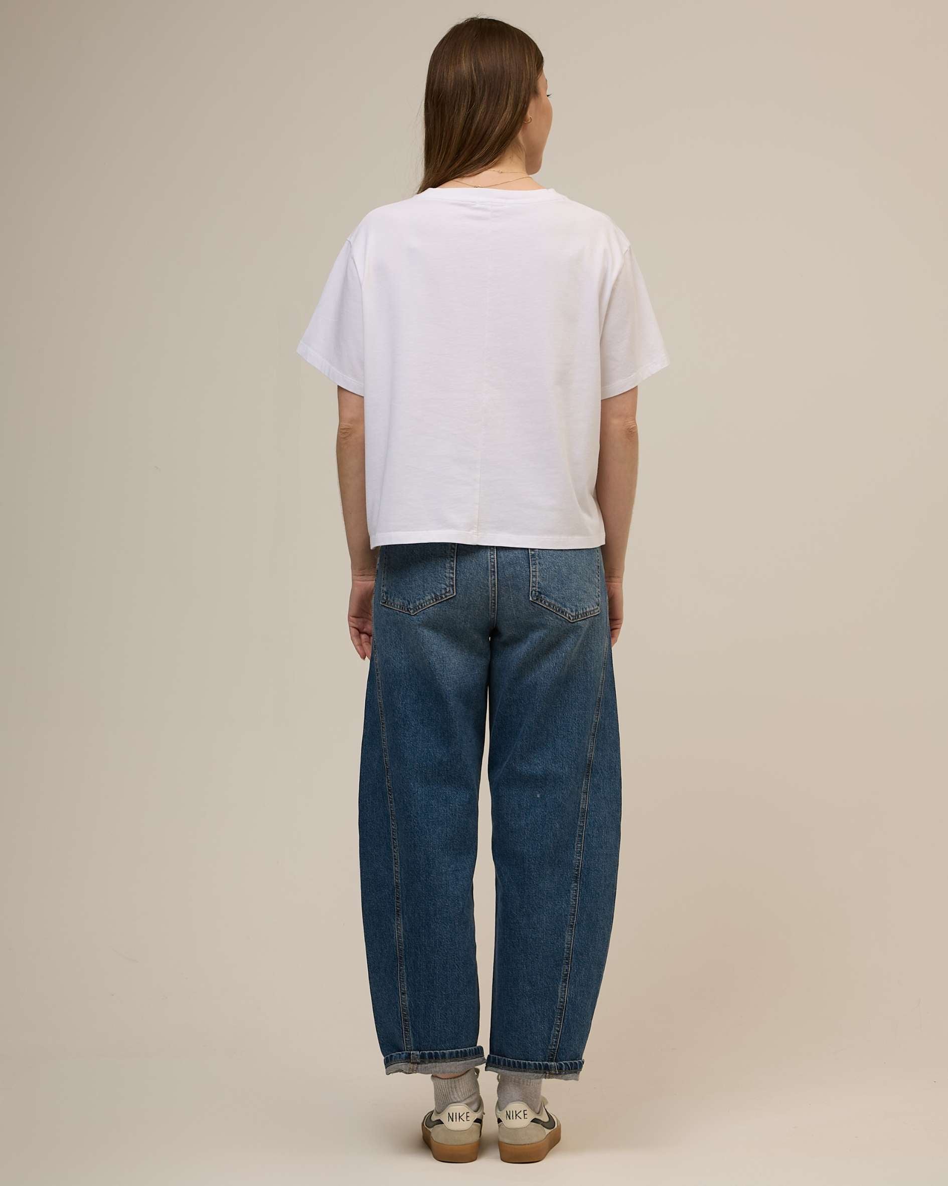 Hannah Midweight Organic Cotton White T-Shirt