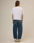 Hannah Midweight Organic Cotton White T-Shirt