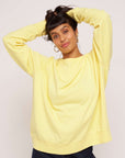 Nancy Lemon Yellow sweatshirt size 6
