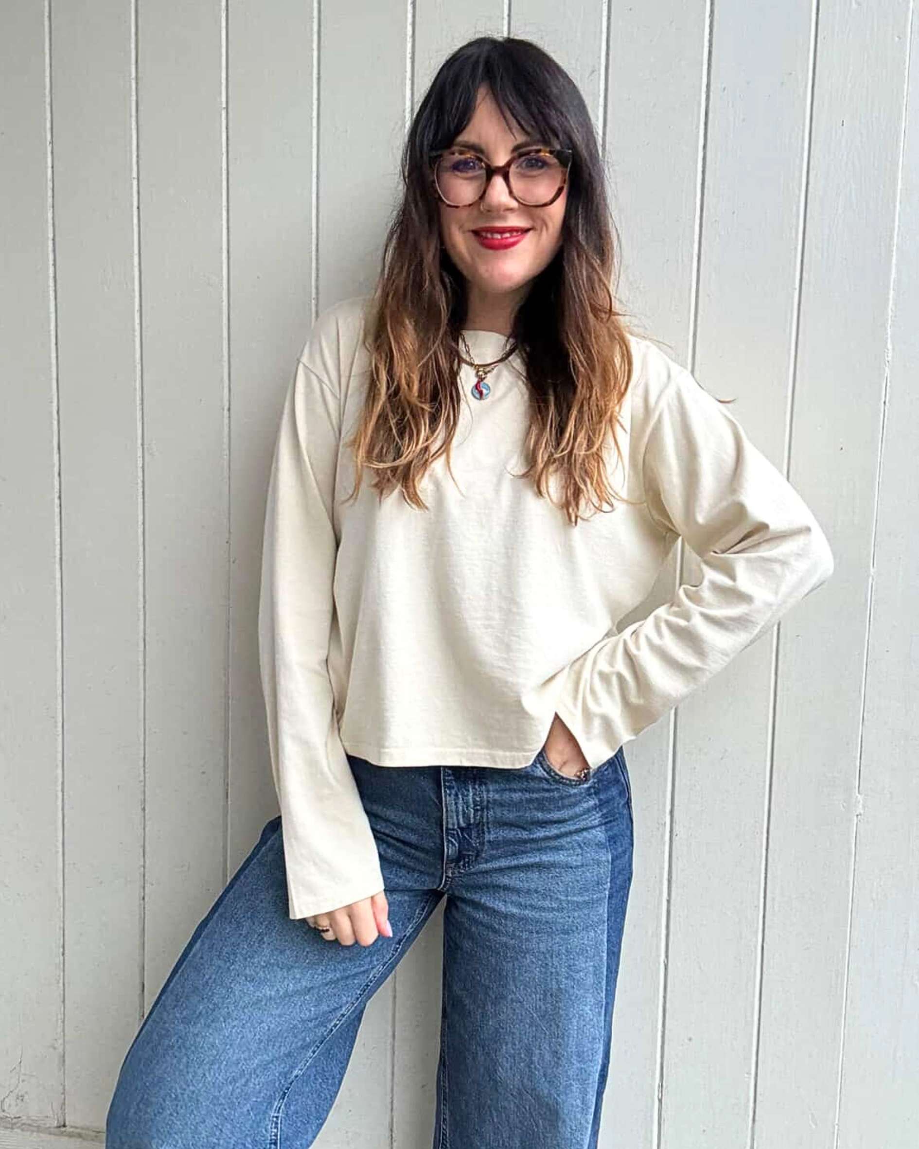 Off_white_long_sleeve_boxy_t-shirt_-_Hannah_Long_Sleeve