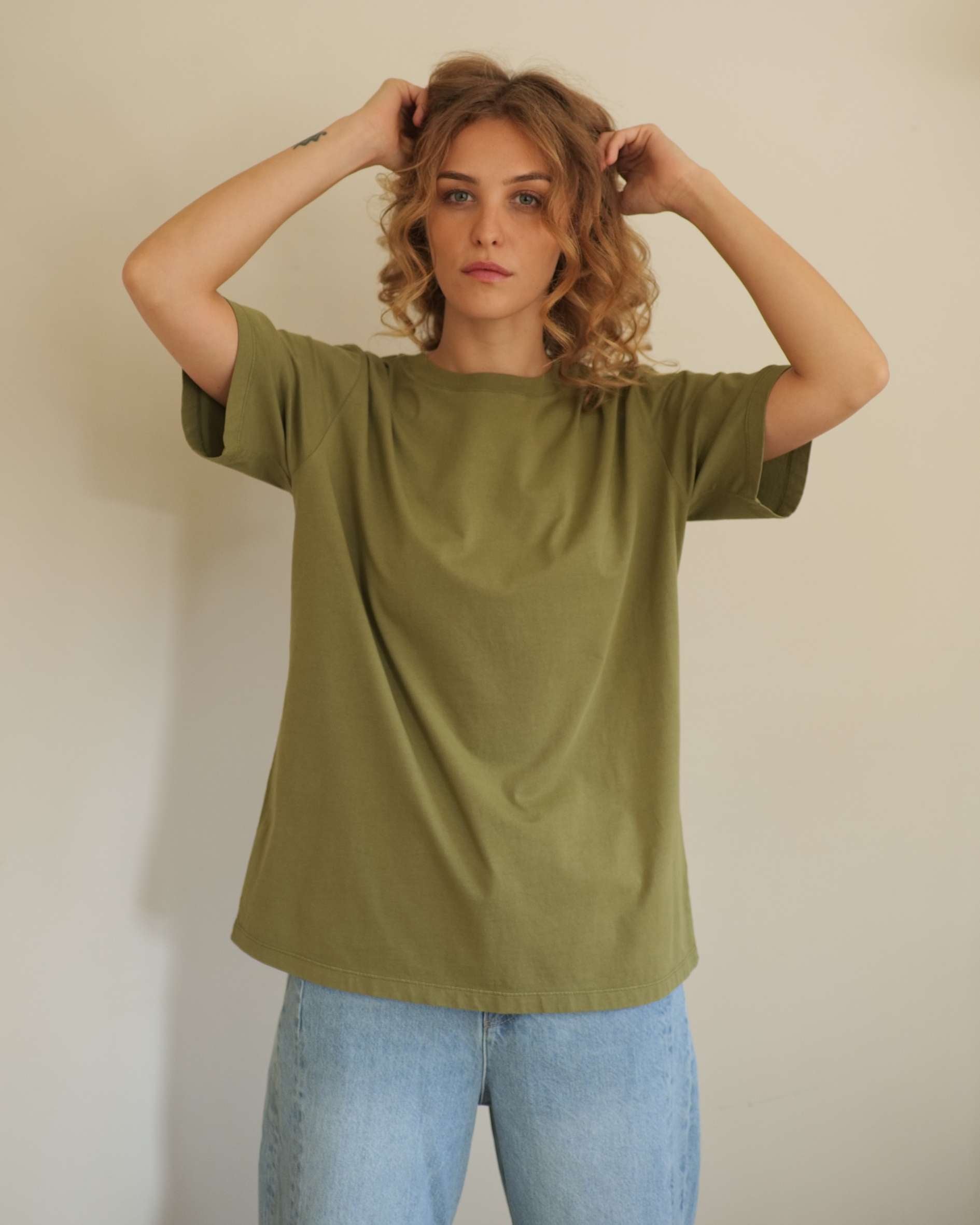 Olive_green_boyfriend_fit_t-shirt
