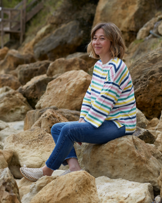 slowette stripe tee