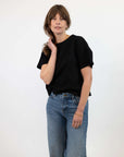 Plain black Cotton T Shirts