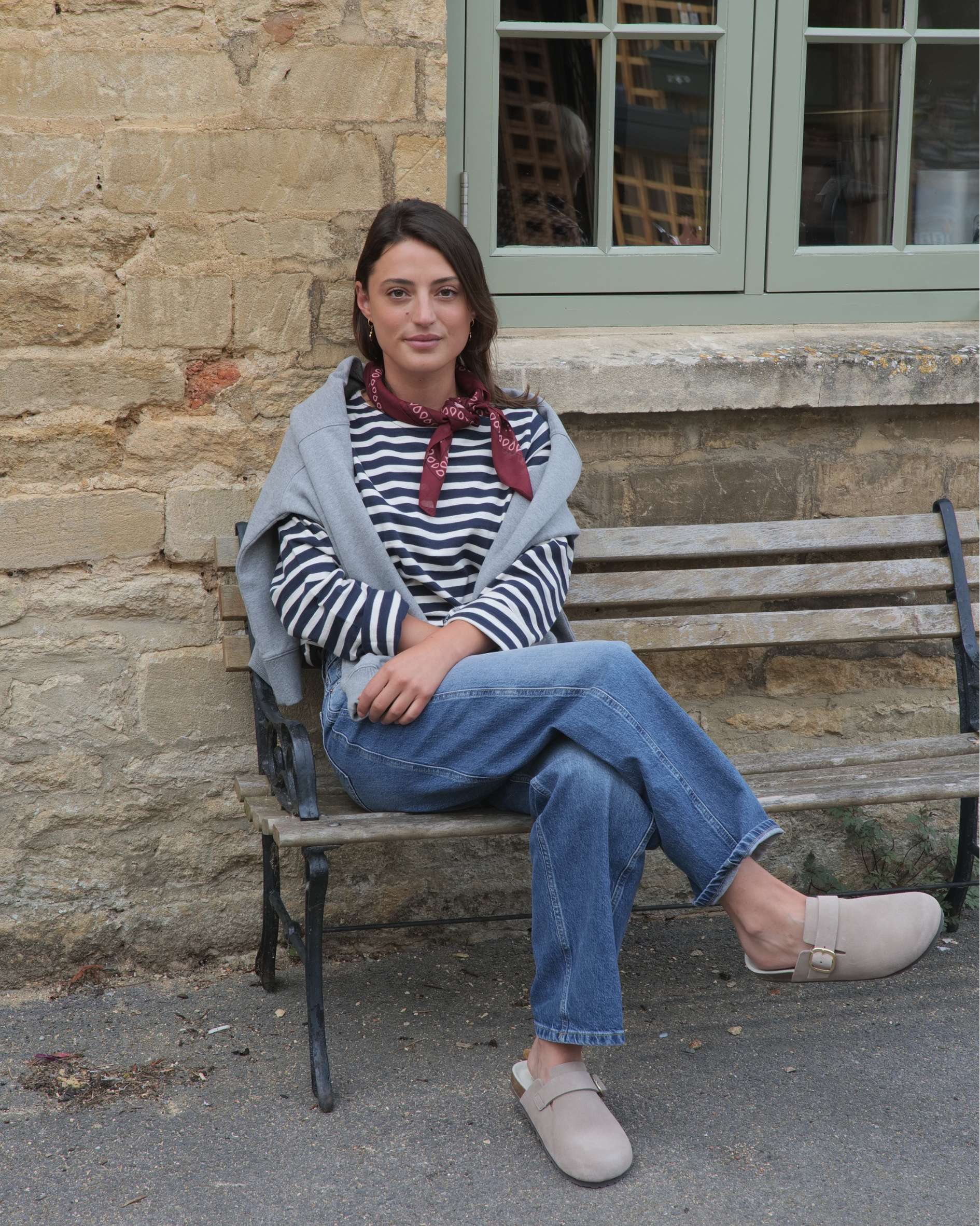 Premium quality slub Breton top